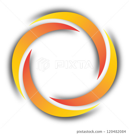 Abstract circles overlap 120482084