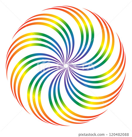 Abstract circles overlap 120482088