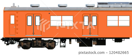 Pixel art style Osaka Loop Line 103 series train (JR West: Door pocket window closed version) 120482665