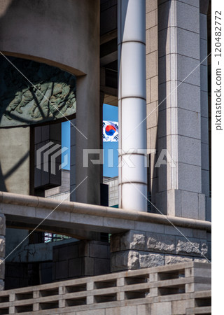 The War Memorial of Korea, history military museum dedicated to the Korean War in Seoul, South Korea The War Memorial of Korea, history military museum dedicated to the Korean War in Seoul, South Korea 120482772