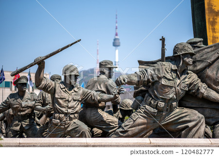 The War Memorial of Korea, history military museum dedicated to the Korean War in Seoul, South Korea The War Memorial of Korea, history military museum dedicated to the Korean War in Seoul, South Korea 120482777