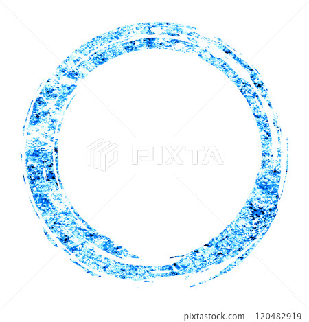 Sparkling blue Japanese style circular material 120482919