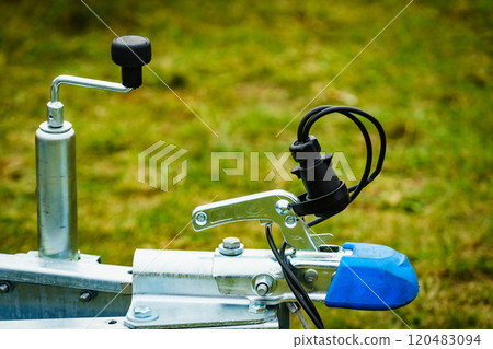 New car hitch with tow bar New car hitch with tow bar 120483094