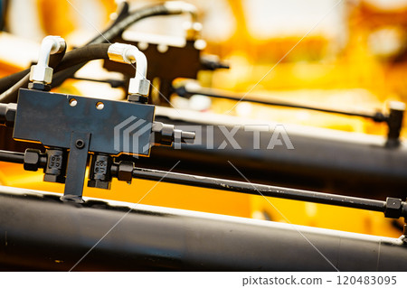 Hydraulic mechanism on modern machine Hydraulic mechanism on modern machine 120483095