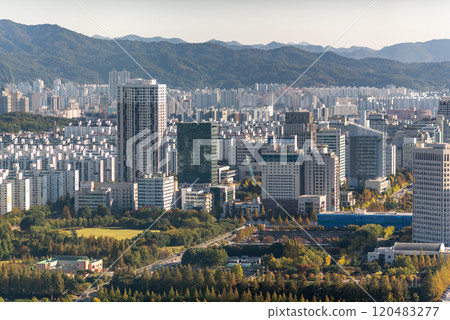 Cityscape of Daejeon capital of South Chungcheong province in South Korea Cityscape of Daejeon capital of South Chungcheong province in South Korea 120483277