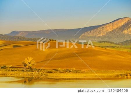 Spanish nature landscape in Andalucia. Spanish nature landscape in Andalucia. 120484406