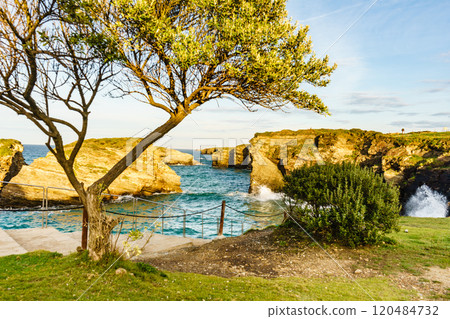 Cathedrals Beach in Galicia Spain. Cathedrals Beach in Galicia Spain. 120484732