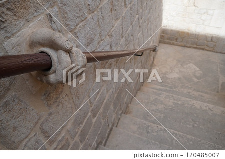 Unique handrails and stairs 120485007