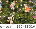 christmas tree and angel 120485010