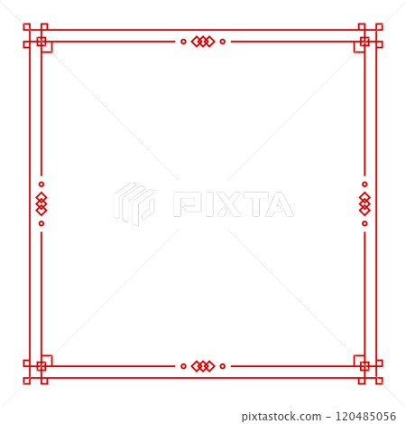 Chinese style frame, background material 120485056