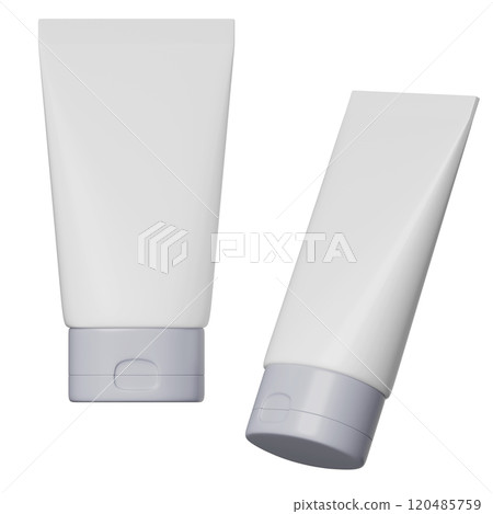 Lotion container with closed lid 3D graphic 120485759