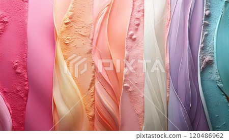 Elegant pastel colors: iridescent powder background, beauty concept. Elegant pastel colors: iridescent powder background, beauty concept. 120486962