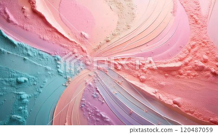 Elegant pastel colors: iridescent powder background, beauty concept. 120487059