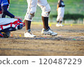 Boy baseball batter 120487229