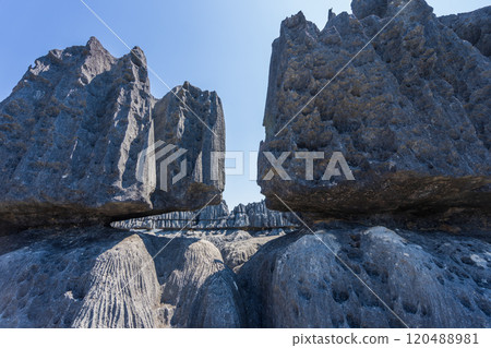 Majestic Tsingy de Bemaraha Cliffs, Madagascar. Majestic Tsingy de Bemaraha Cliffs, Madagascar. 120488981
