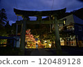 The illuminated torii gates of Nakano Momijiyama 120489128