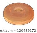 Bagel illustration 120489172