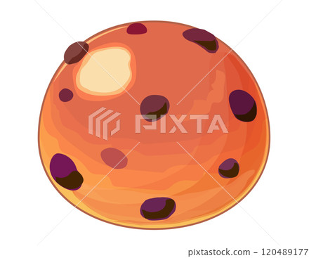 Raisin bread illustration Raisin bread illustration 120489177