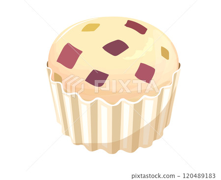 illustration of steamed bread 120489183