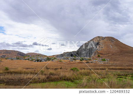 Scenic Landscape of Isalo National Park, Madagascar. 120489332