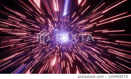 4K 循環動畫 隧道運行 無限隧道循環運動 120489578