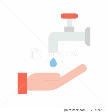 Wudu icon vector image. Suitable for mobile application web application and print media. Wudu icon vector image. Suitable for mobile application web application and print media. 120489735