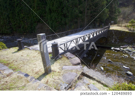 Mikobata Cast Iron Bridge / Silver Carriage Road / Modern Industrial Heritage / Japan Heritage 120489893