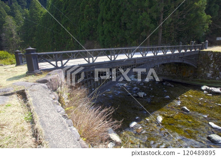Mikobata Cast Iron Bridge / Silver Carriage Road / Modern Industrial Heritage / Japan Heritage Mikobata Cast Iron Bridge / Silver Carriage Road / Modern Industrial Heritage / Japan Heritage 120489895