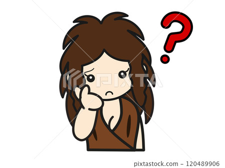 帶著疑問的史前女人 帶著疑問的史前女人 120489906
