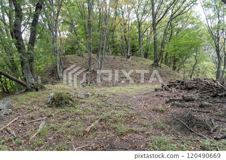 Hanihara Castle: Earthworks remaining at the remains of the main castle 120490669