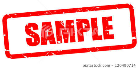 Stamp SAMPLE Sample Red Stylish Diagonal Stamp SAMPLE Sample Red Stylish Diagonal 120490714