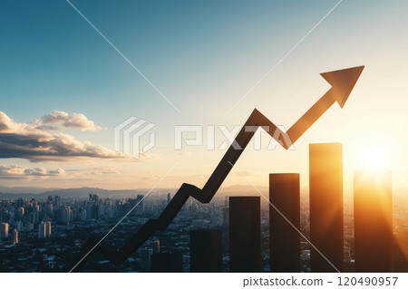 Upward Trend in Housing Market Visualization Upward Trend in Housing Market Visualization 120490957