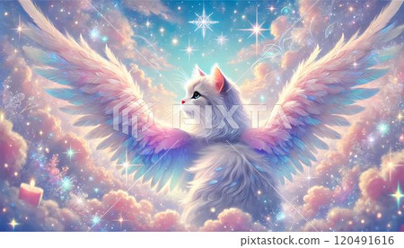Cat angel 120491616