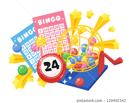Cute bingo game illustration Cute bingo game illustration 120492342