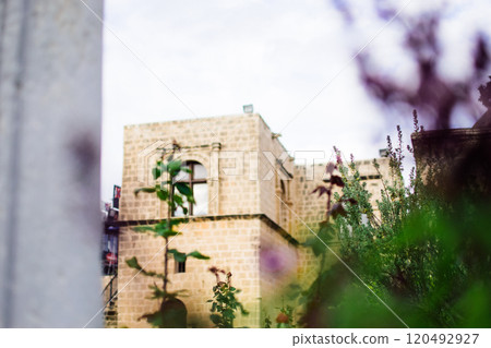 a monastery in the Mediterranean style of Ayia Napa, Cyprus a monastery in the Mediterranean style of Ayia Napa, Cyprus 120492927