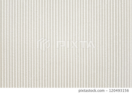 White Stucco Striped Wall Background. 120493156