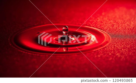 a single droplet of water 120493865