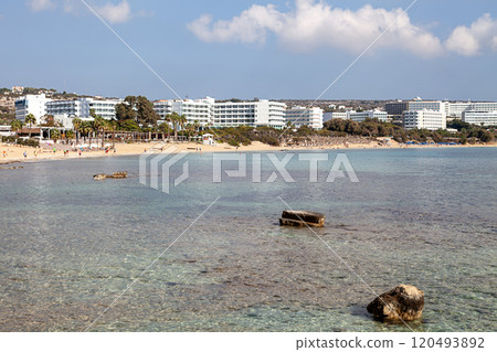 Limanaki Beach in Ayia Napa Limanaki Beach in Ayia Napa 120493892