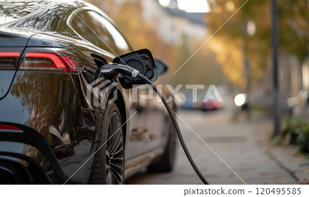 Charging Port of a Modern Electric Vehicle 120495585