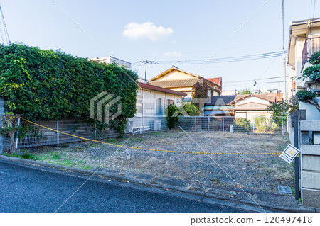Vacant lot scenery 120497418