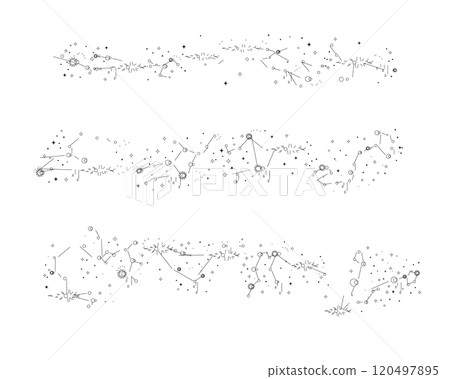 Abstract cosmic star accumulation vector 120497895