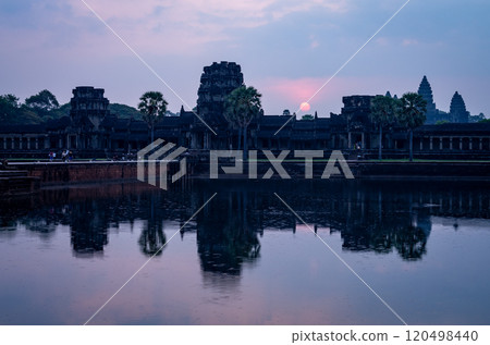 Angkor Wat ruins in Cambodia 120498440