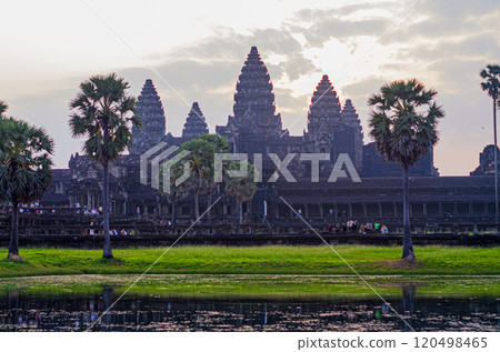 Angkor Wat ruins in Cambodia 120498465