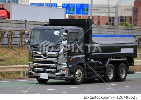 Dump truck image 120498625