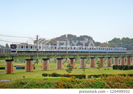 Kawagoe Line, Sashiogi-Minami-Furuya, Tokyo Waterfront Area Rapid Transit, 70-000 series, Z7 formation Kawagoe Line, Sashiogi-Minami-Furuya, Tokyo Waterfront Area Rapid Transit, 70-000 series, Z7 formation 120499502