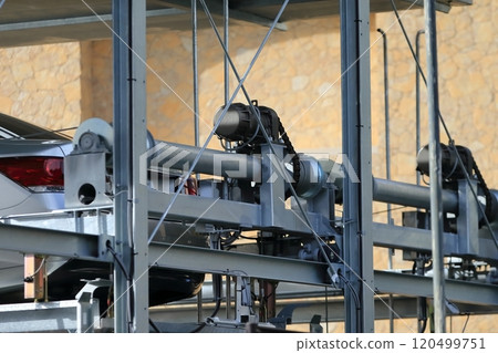 Mechanical parking lot image Mechanical parking lot image 120499751