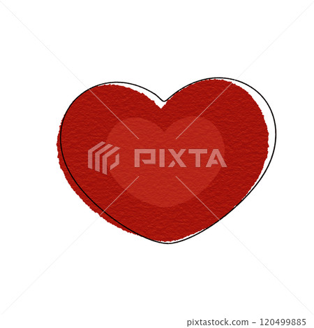 red heart  120499885