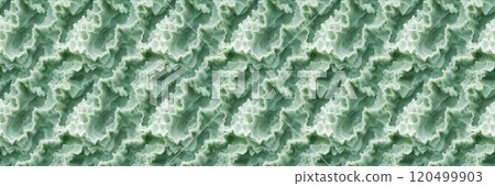Intricate green leafy pattern with organic texture and abstract design 120499903
