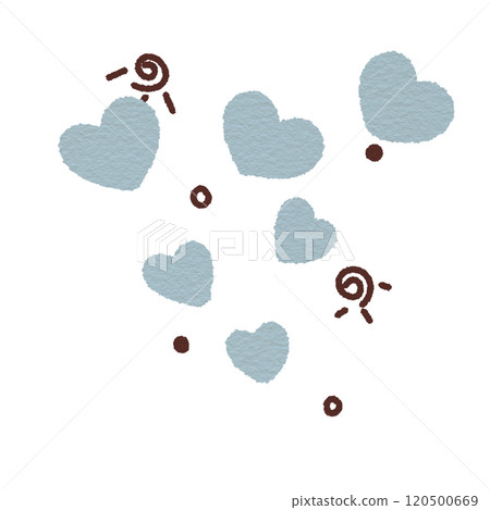 blue hearts scattering blue hearts scattering 120500669