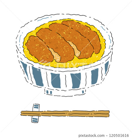 Katsudon illustration Katsudon illustration 120501616
